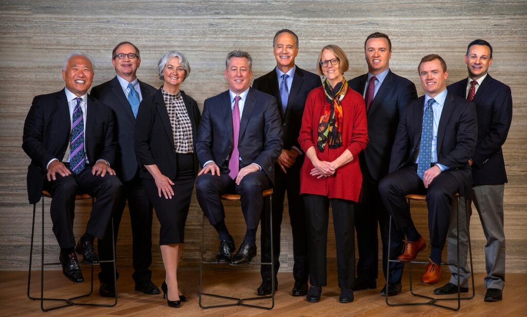 The nine attorneys of Luvera Law Firm